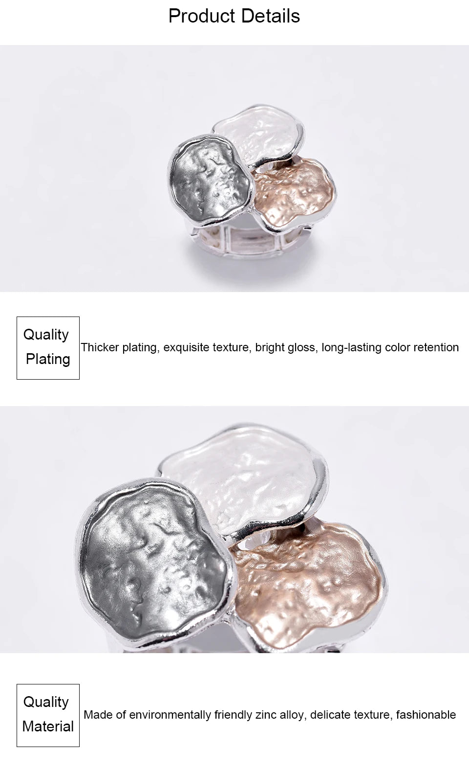 Cring Coco New in Rings Big Rings for Women Accessories Enamel Famous Woman Luxury Brand Ring Jewelry Large Extravagant Rings