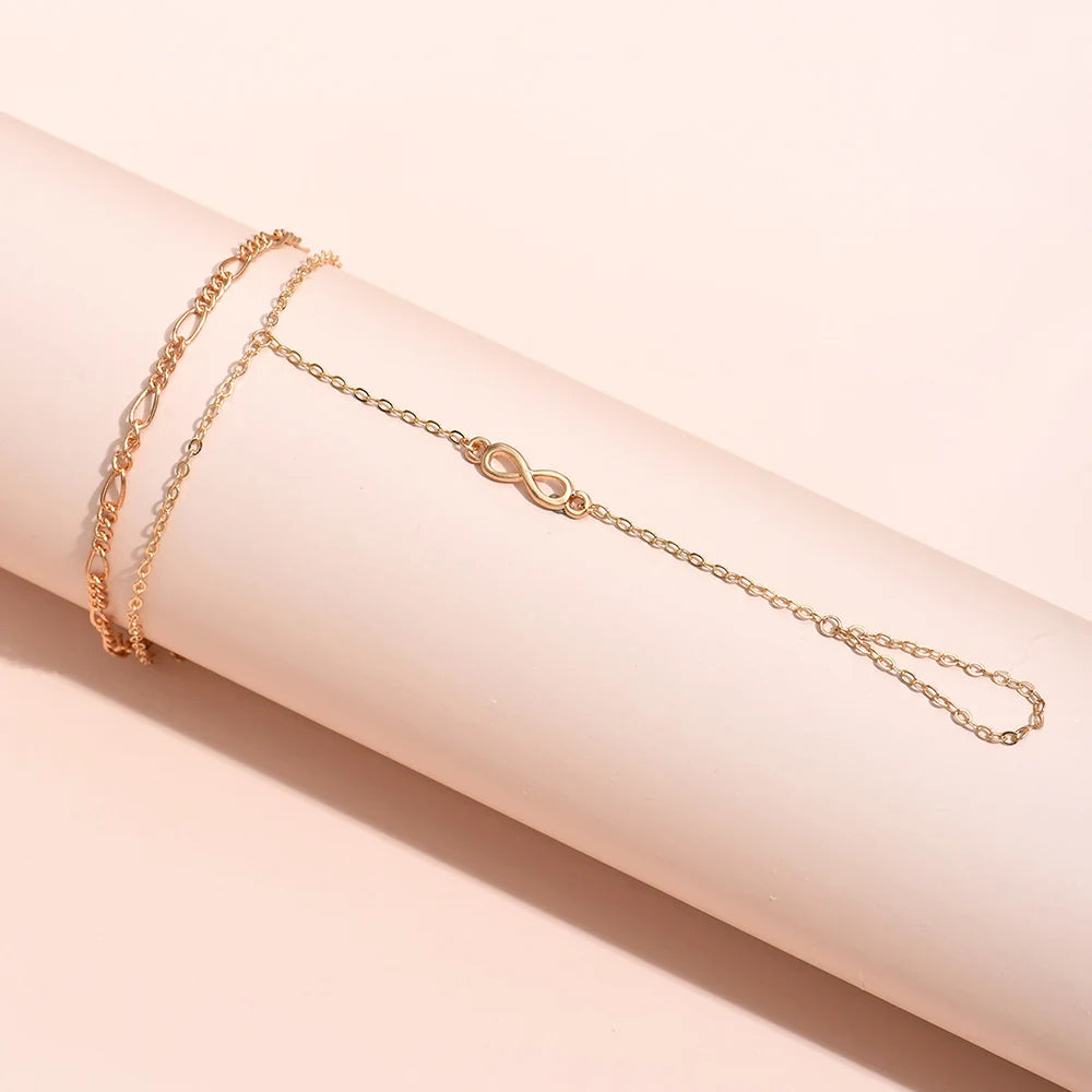 Creative Butterfly Link Chain Bracelet Connected Finger Ring Bangle Bracelets for Women Linked Hand Harness Couple Jewelry Gifts