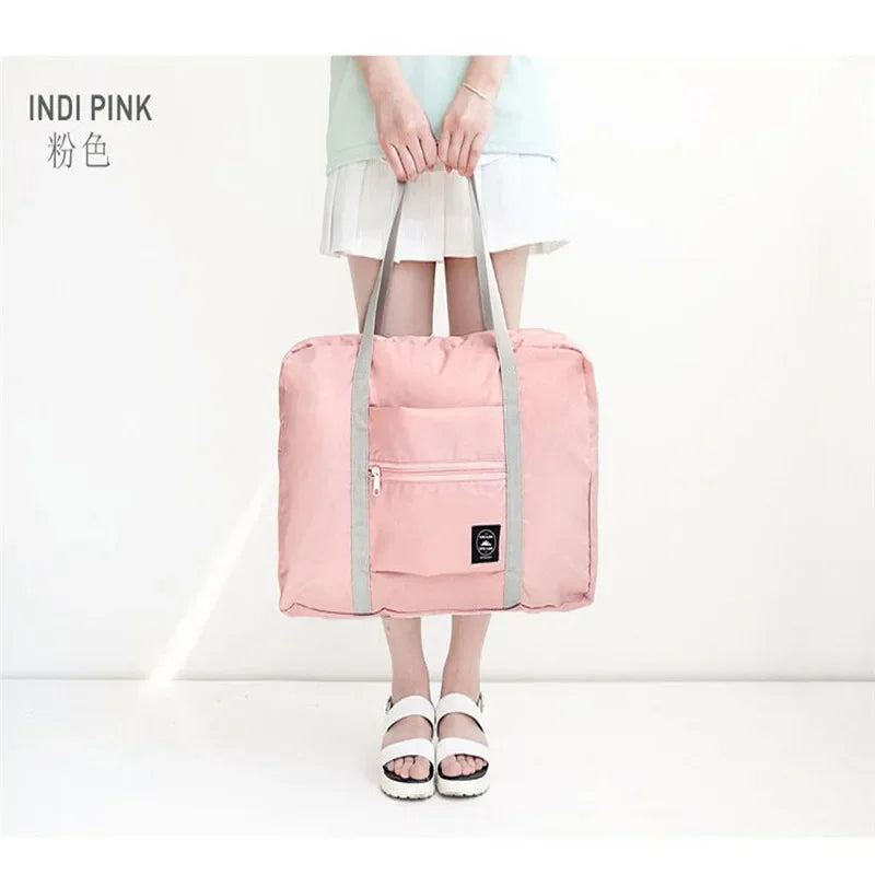 Portable Multi-function Bag Folding Travel Bags Nylon Waterproof Bag Large Capacity Hand Luggage Business Trip Traveling Bags