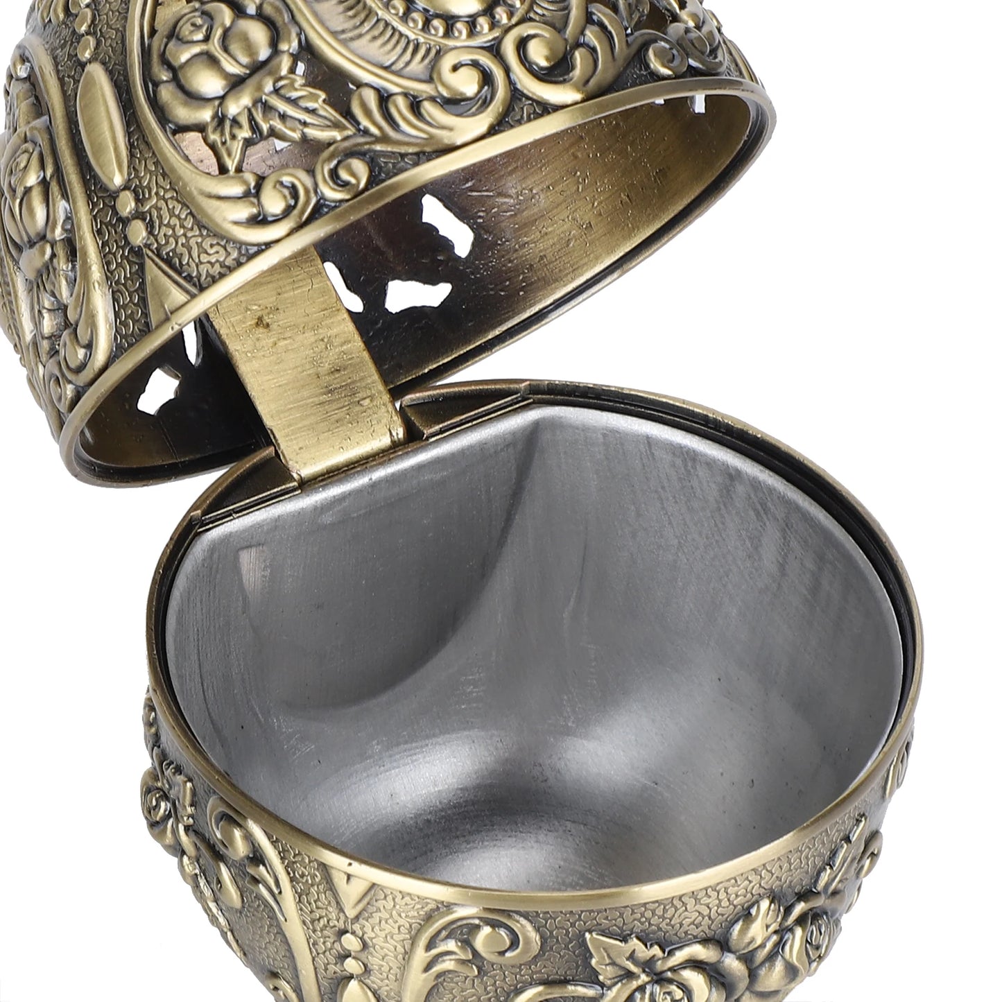 Vintage Incense Burner Holder Zinc Alloy Ornament Table Decoration Metal Craft Gift for Home Bedroom Office