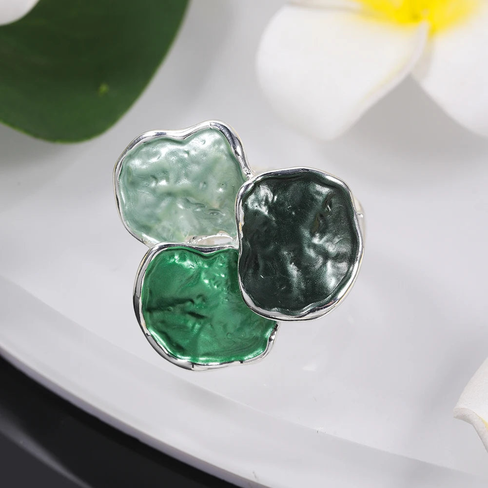 Cring Coco New in Rings Big Rings for Women Accessories Enamel Famous Woman Luxury Brand Ring Jewelry Large Extravagant Rings