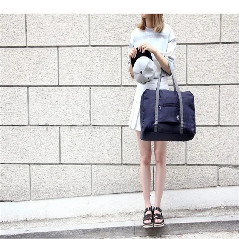 Portable Multi-function Bag Folding Travel Bags Nylon Waterproof Bag Large Capacity Hand Luggage Business Trip Traveling Bags