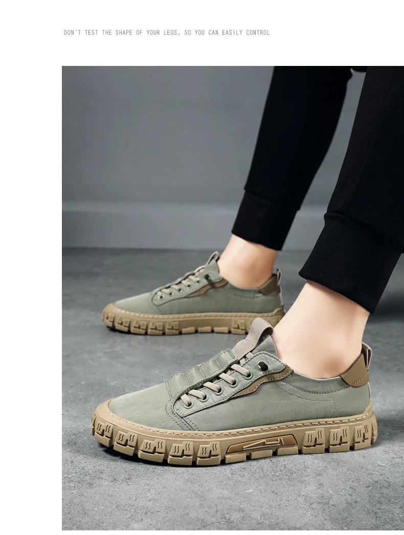 Men Shoes Ice Silk Canvas Shoes for Men 2023 New Breathable Sport Casual Shoes Slip on Men Sneakers Platform Vulcanized Loafers