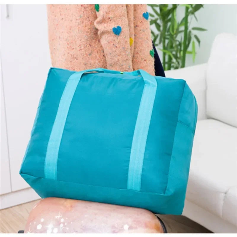 Portable Multi-function Bag Folding Travel Bags Nylon Waterproof Bag Large Capacity Hand Luggage Business Trip Traveling Bags
