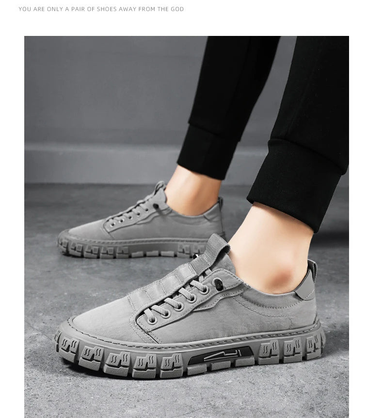 Men Shoes Ice Silk Canvas Shoes for Men 2023 New Breathable Sport Casual Shoes Slip on Men Sneakers Platform Vulcanized Loafers