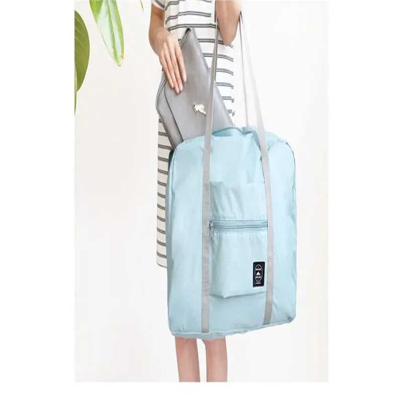 Portable Multi-function Bag Folding Travel Bags Nylon Waterproof Bag Large Capacity Hand Luggage Business Trip Traveling Bags