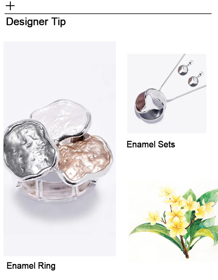 Cring Coco New in Rings Big Rings for Women Accessories Enamel Famous Woman Luxury Brand Ring Jewelry Large Extravagant Rings