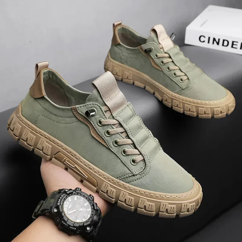 Men Shoes Ice Silk Canvas Shoes for Men 2023 New Breathable Sport Casual Shoes Slip on Men Sneakers Platform Vulcanized Loafers