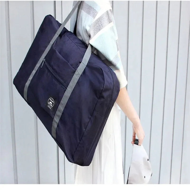 Portable Multi-function Bag Folding Travel Bags Nylon Waterproof Bag Large Capacity Hand Luggage Business Trip Traveling Bags