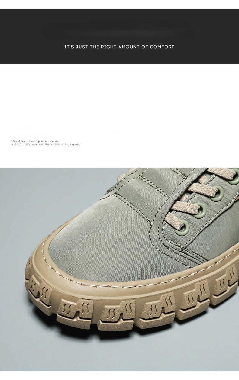 Men Shoes Ice Silk Canvas Shoes for Men 2023 New Breathable Sport Casual Shoes Slip on Men Sneakers Platform Vulcanized Loafers