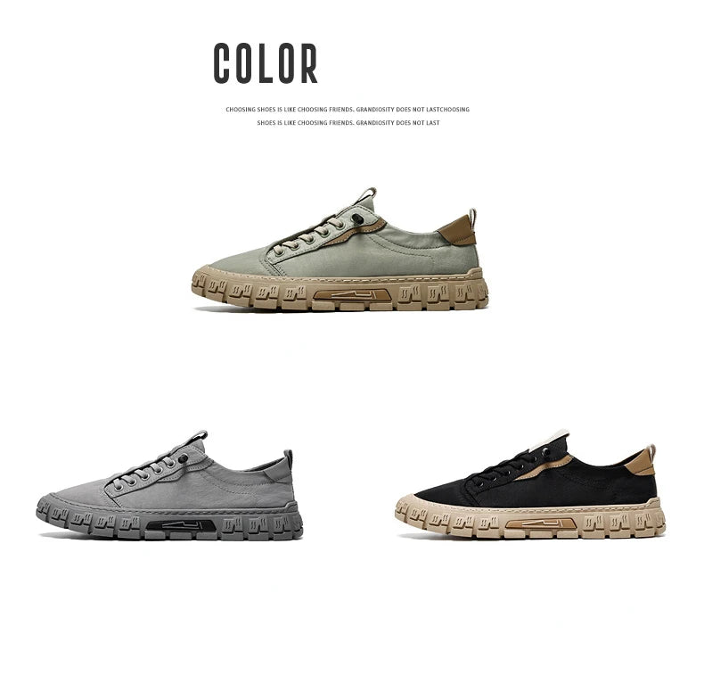 Men Shoes Ice Silk Canvas Shoes for Men 2023 New Breathable Sport Casual Shoes Slip on Men Sneakers Platform Vulcanized Loafers