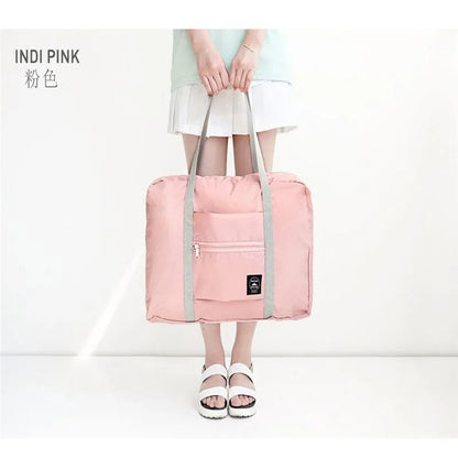 Portable Multi-function Bag Folding Travel Bags Nylon Waterproof Bag Large Capacity Hand Luggage Business Trip Traveling Bags