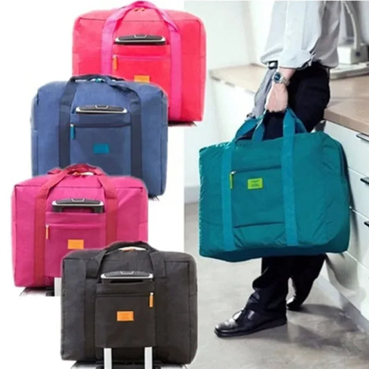 Portable Multi-function Bag Folding Travel Bags Nylon Waterproof Bag Large Capacity Hand Luggage Business Trip Traveling Bags