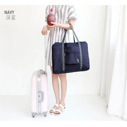 Portable Multi-function Bag Folding Travel Bags Nylon Waterproof Bag Large Capacity Hand Luggage Business Trip Traveling Bags